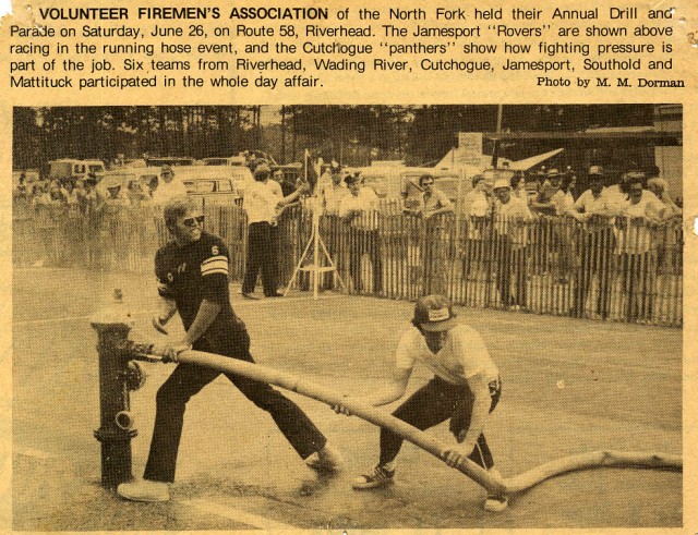 Cart Hose Contest 1980's - John Behr, James Fogarty Sr.